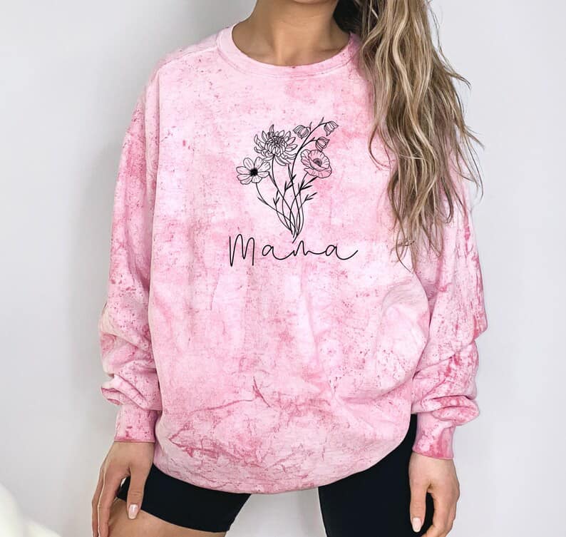 Mama Floral Crewneck